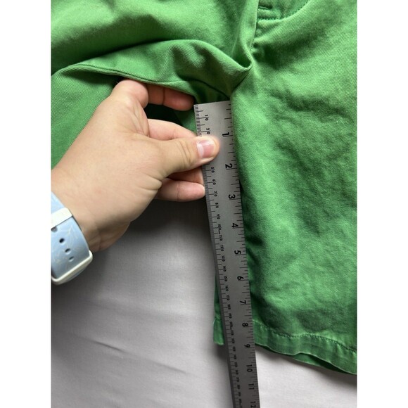 Polo Ralph Lauren Shorts Men's Size 31 Green Canvas Lightweight Chino - Picture 4 of 6